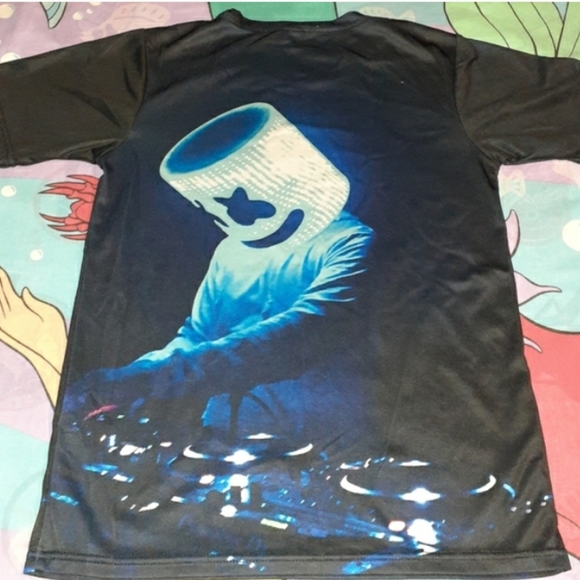 Marshmello 3D Jersey Shirt Tee - Picture 2 of 5